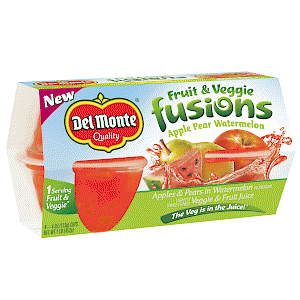 Del Monte Fruit & Veggie Fusions Apple Pear Watermelon is a HIT