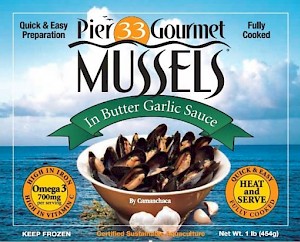 Pier 33 Gourmet Mussels Butter Garlic is a HIT!
